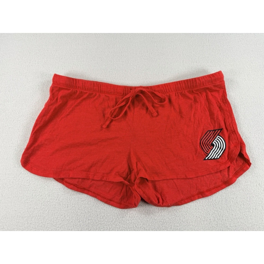 Womens Portland Trail Blazers Sleep Lounge Shorts Size LARGE Booty Shorts